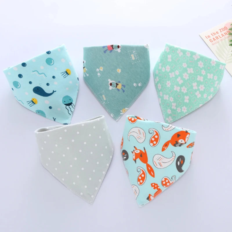 Baby Bandana Drool Bibs Cotton for Unisex
