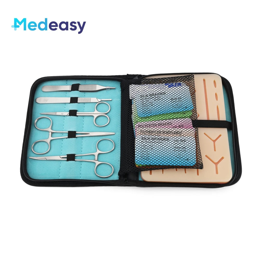 Medical Student Suture Training Kit – Skin Pad Model with Surgical Practice Tools, Educational & Teaching Equipment