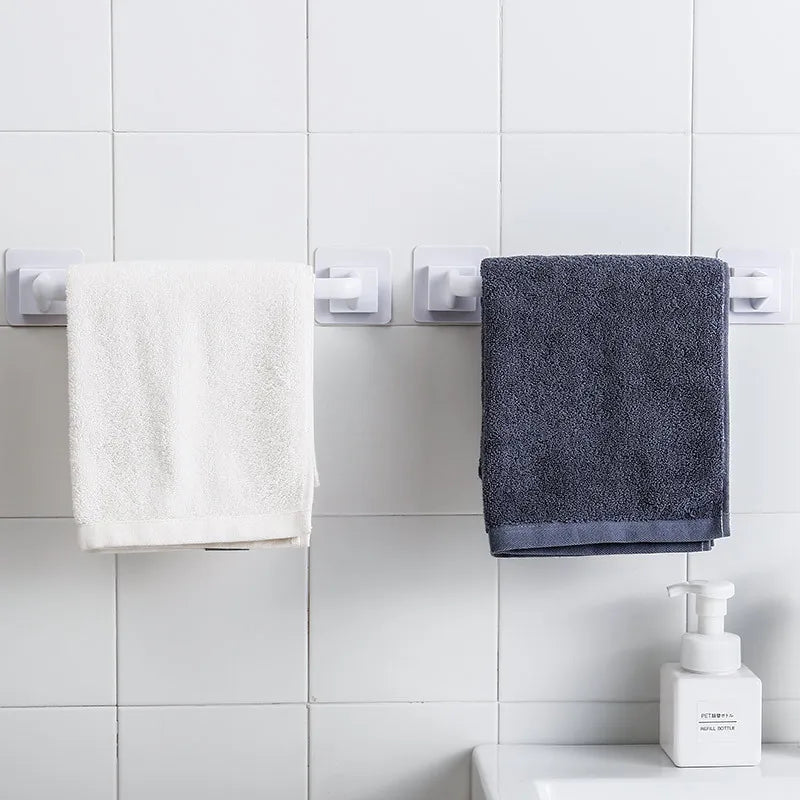 Bathroom Towel Storage Rack Toilet Towel Towel Storage Rack Wall-Mounted Bathroom Hook Kitchen Wipes Hanging Gadgets