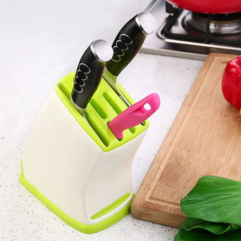 Kitchen Knife Stand — Drainage Rack & Cutlery Organiser