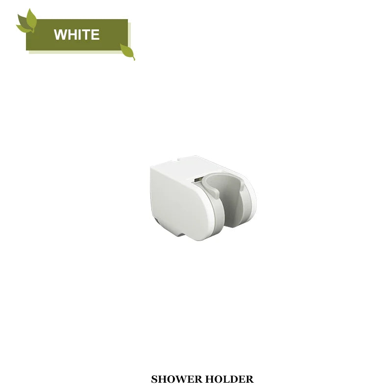 Bathroom Accessories ABS Adjustable Handheld Shower Bracket Wall Mount Chrome/Brushed Gold/White/Rose Gold/Grey/Matte Black