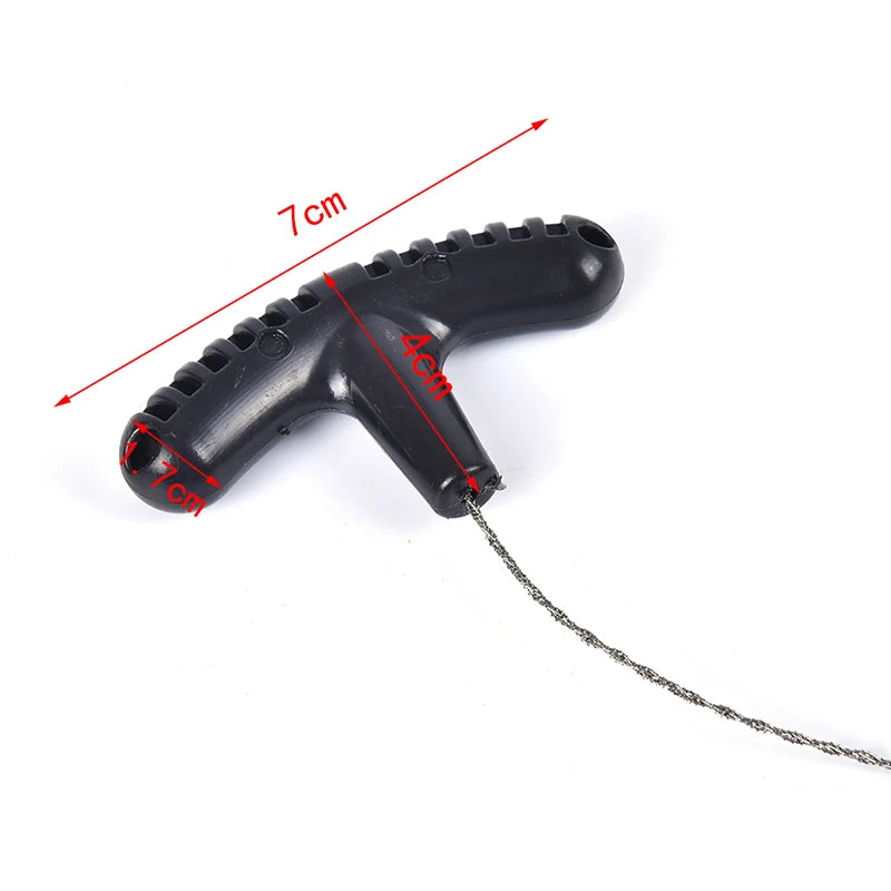 Portable Manual Steel Chain Saw – Handheld Survival Gear for Outdoor Camping, Hiking, and Emergency Situations