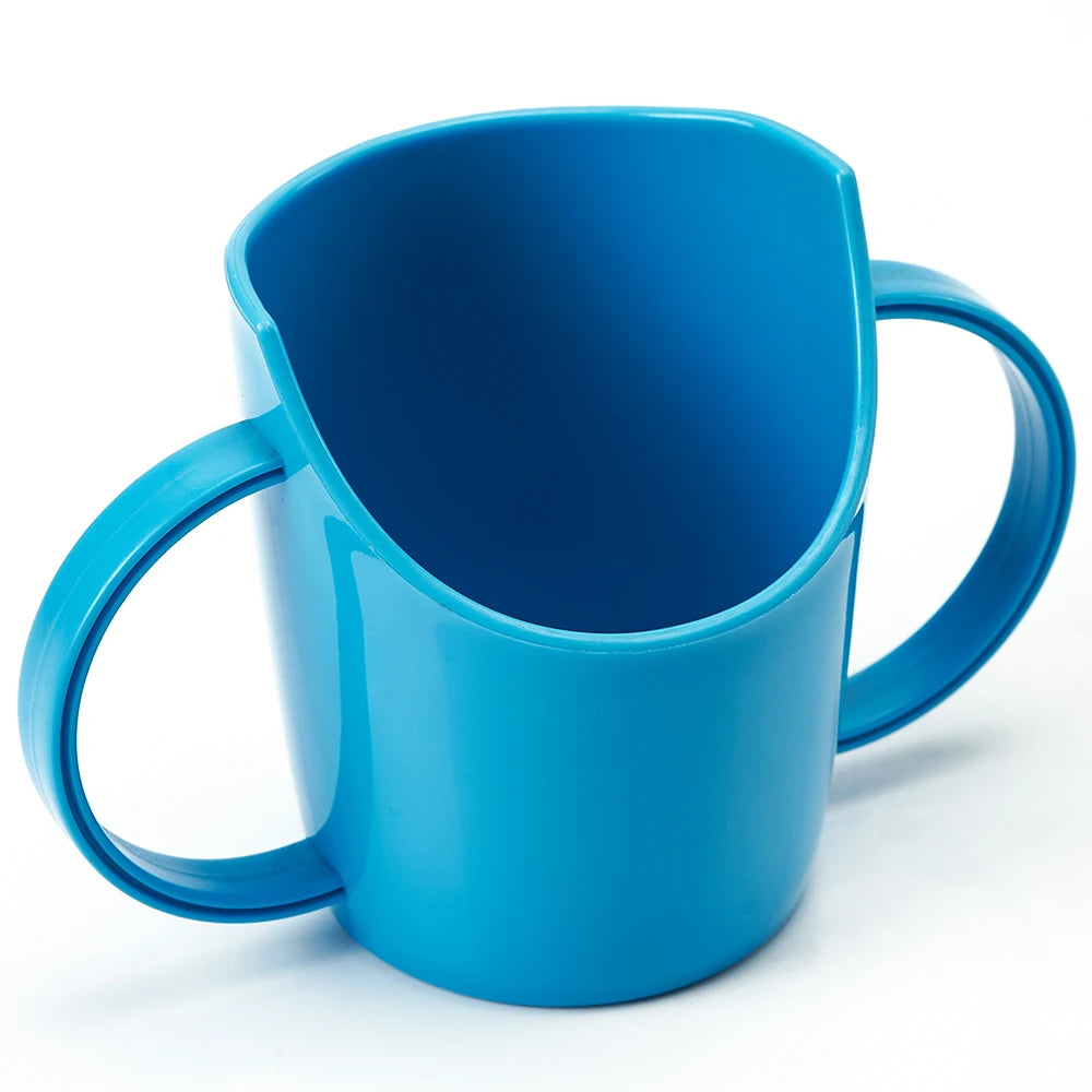 Infant Training Cup – Baby Drinking Cup with Slanted Spout, Anti-Choking Design, Protects Nose, for Water & Milk