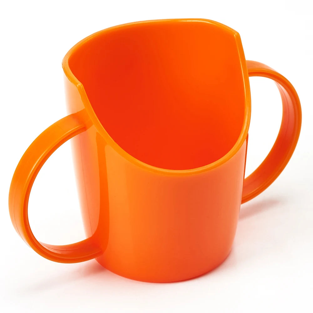 Infant Training Cup – Baby Drinking Cup with Slanted Spout, Anti-Choking Design, Protects Nose, for Water & Milk