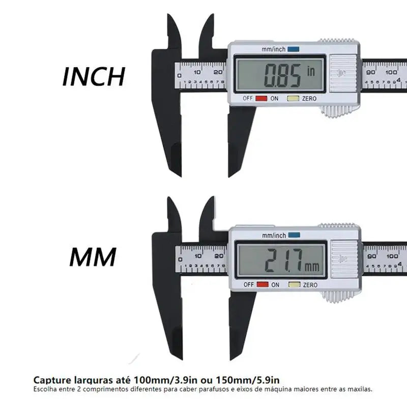Digital Vernier Caliper — 150mm Inch & Metric