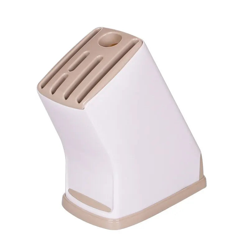 1pc MultiFunction Durable Kitchen Plastic Knife Stand Holder Storage Drainage Cutlery Rack Organizer