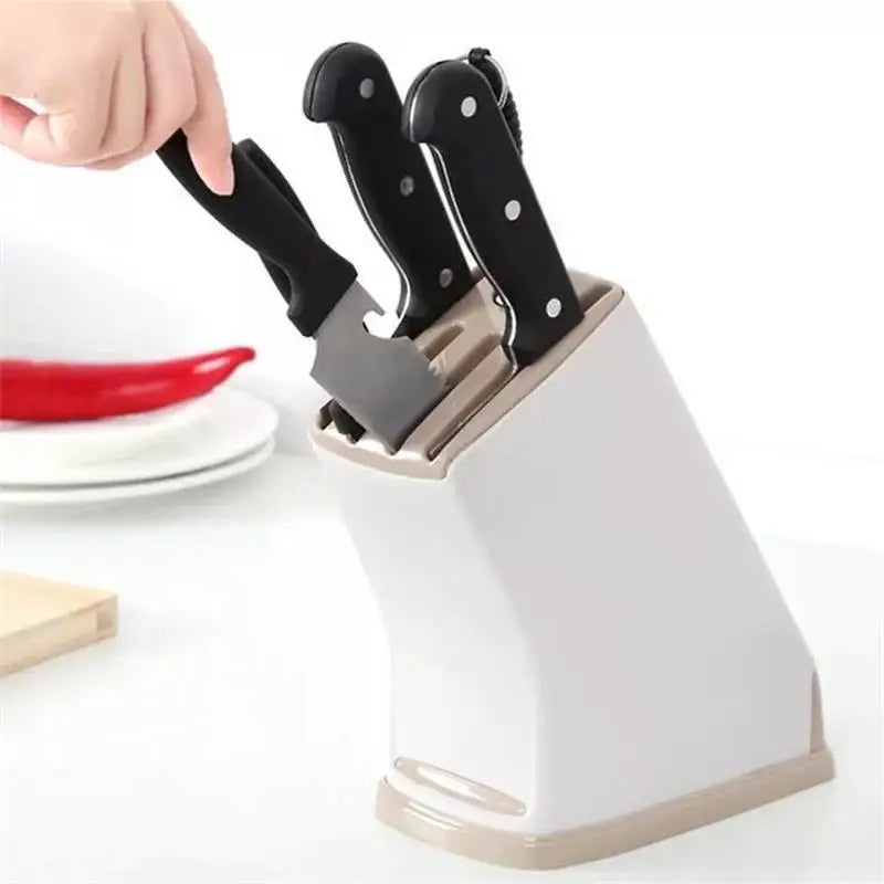 Kitchen Knife Stand — Drainage Rack & Cutlery Organiser