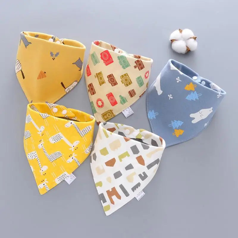 Baby Bandana Drool Bibs Cotton for Unisex