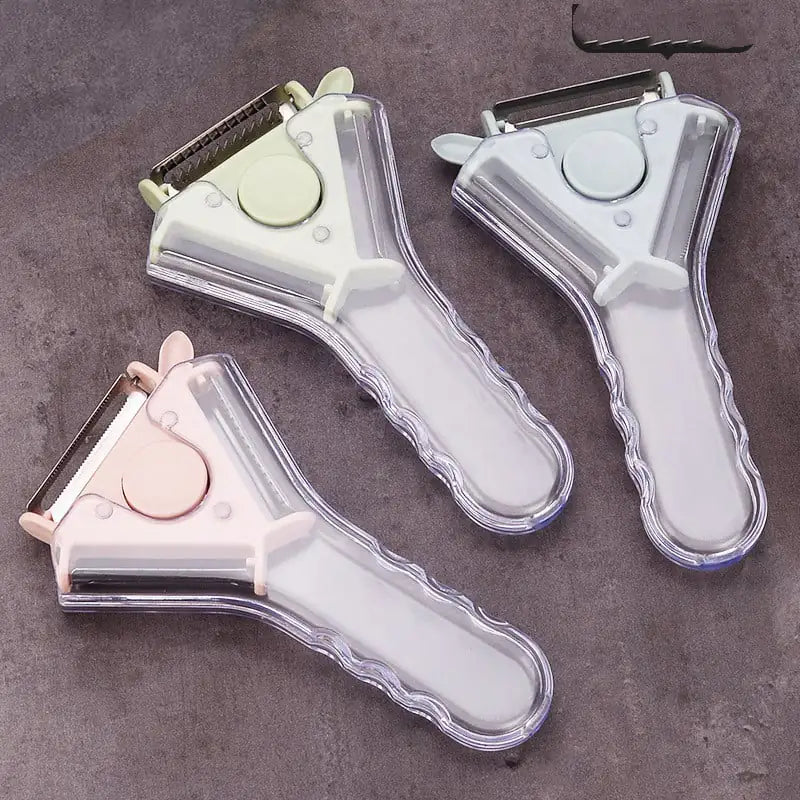 Three-in-One Creative Peeler for Fruits and Vegetables