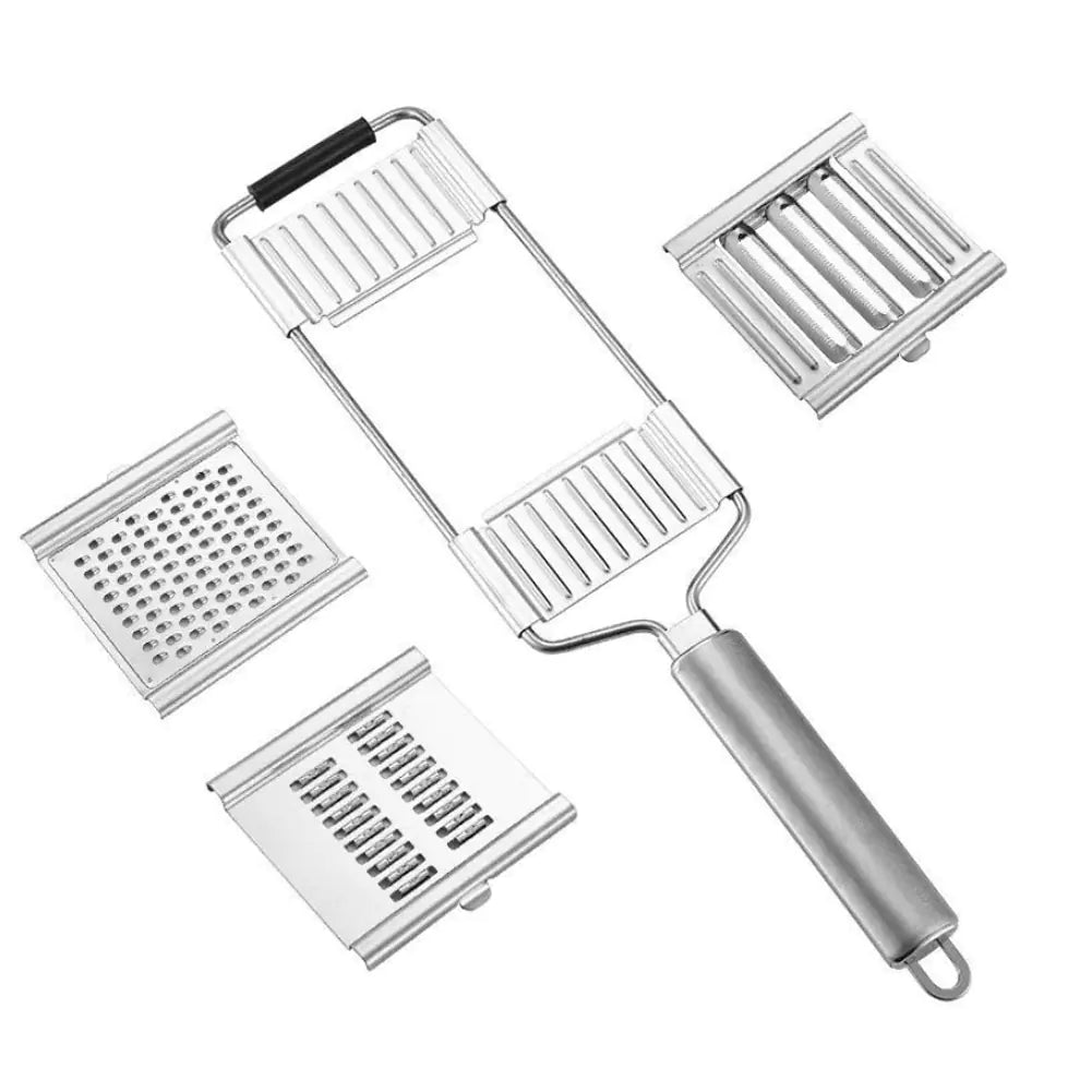 Rallador de Acero Inoxidable para Verduras y Frutas